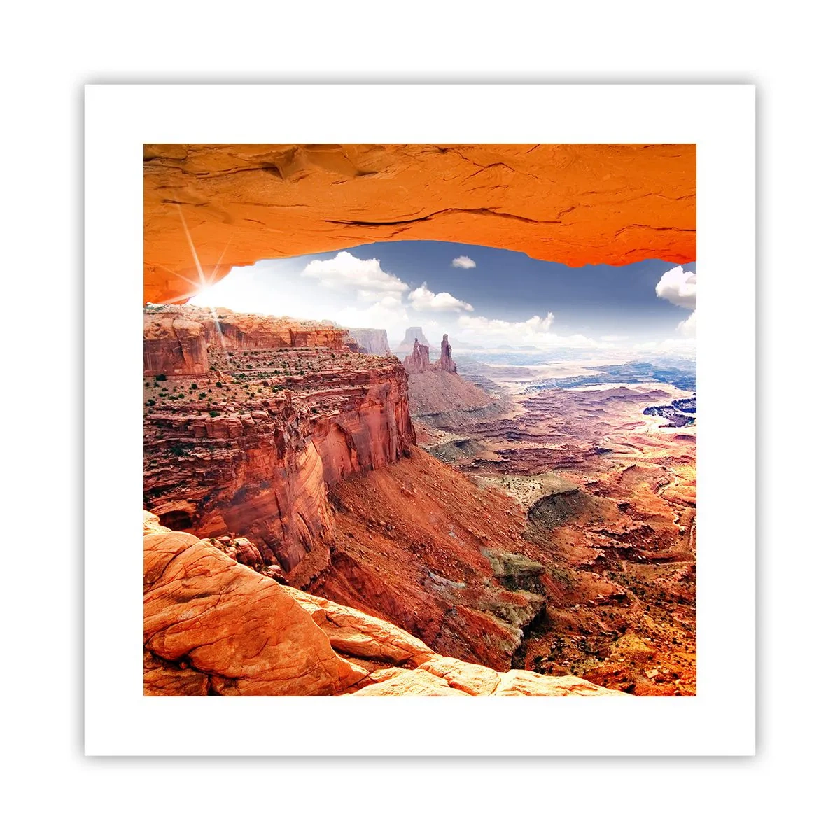 Poszter - Maga a természet faragta - 40x40 cm