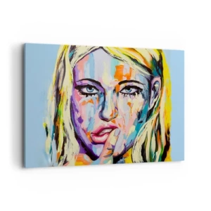 Vászonkép - Nézz egyenesen a szemébe - 100x70 cm