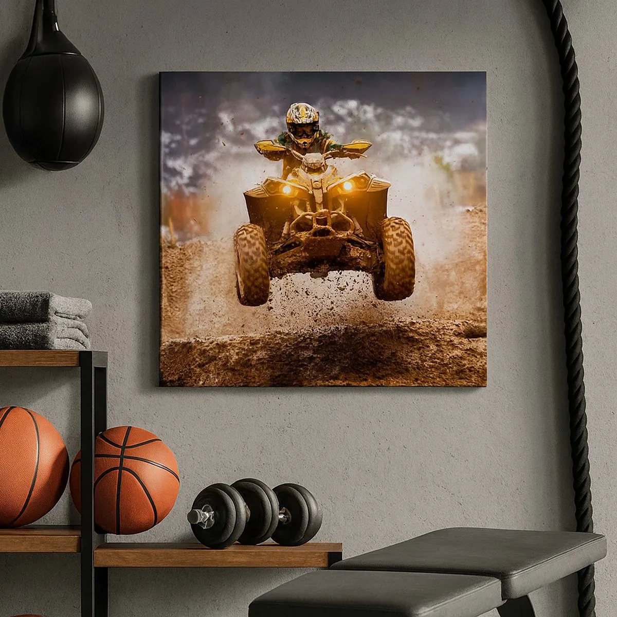 Vászonkép - No risk no fun - 30x30 cm