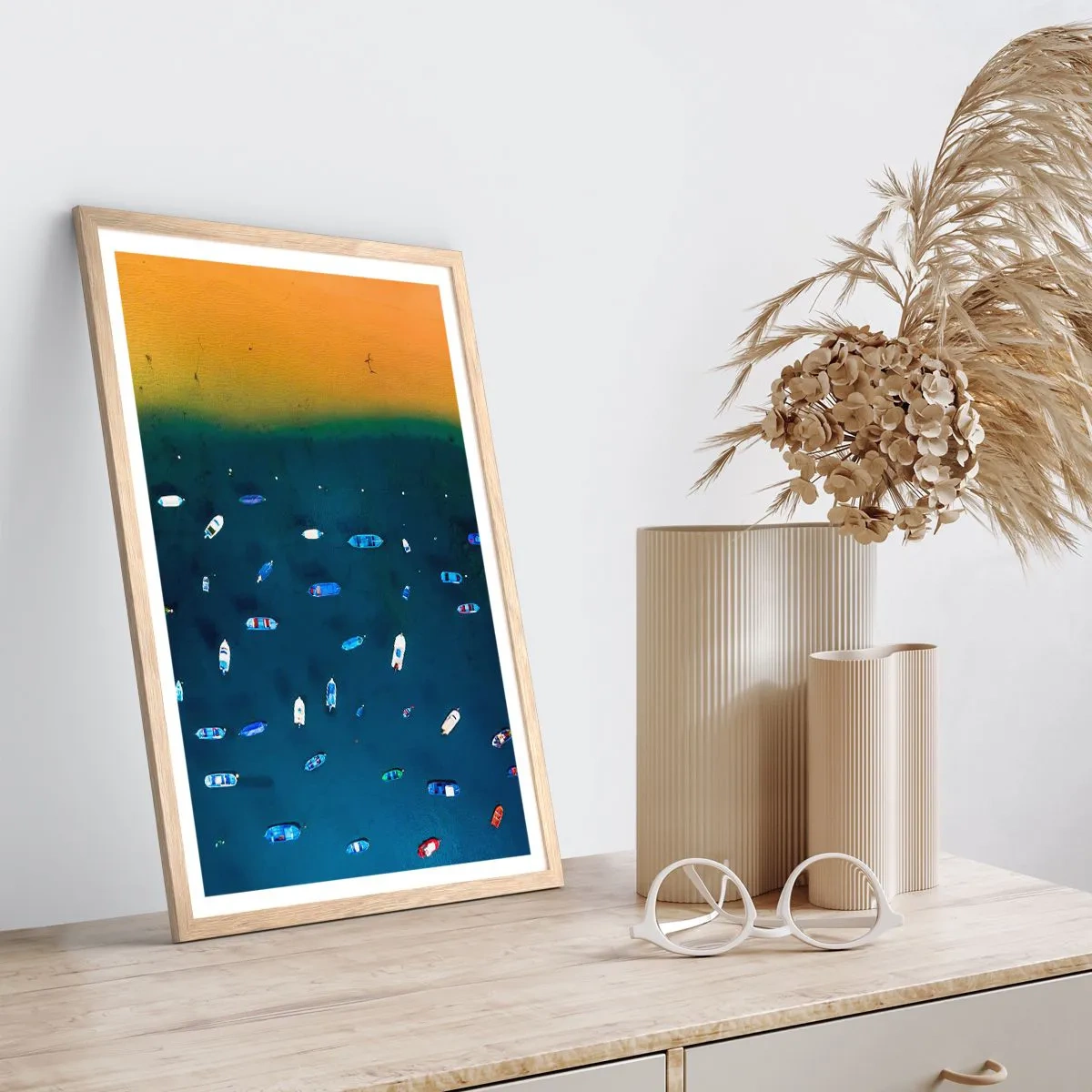 Poszter világos tölgy keretben - Egy ünnepi játék - 50x70 cm
