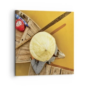 Vászonkép - Élet a Sárga-folyón - 70x70 cm