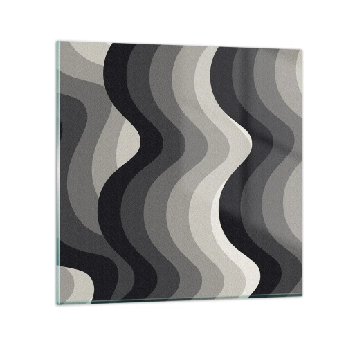 Üveg kép - Hullám a hullám után - 30x30 cm