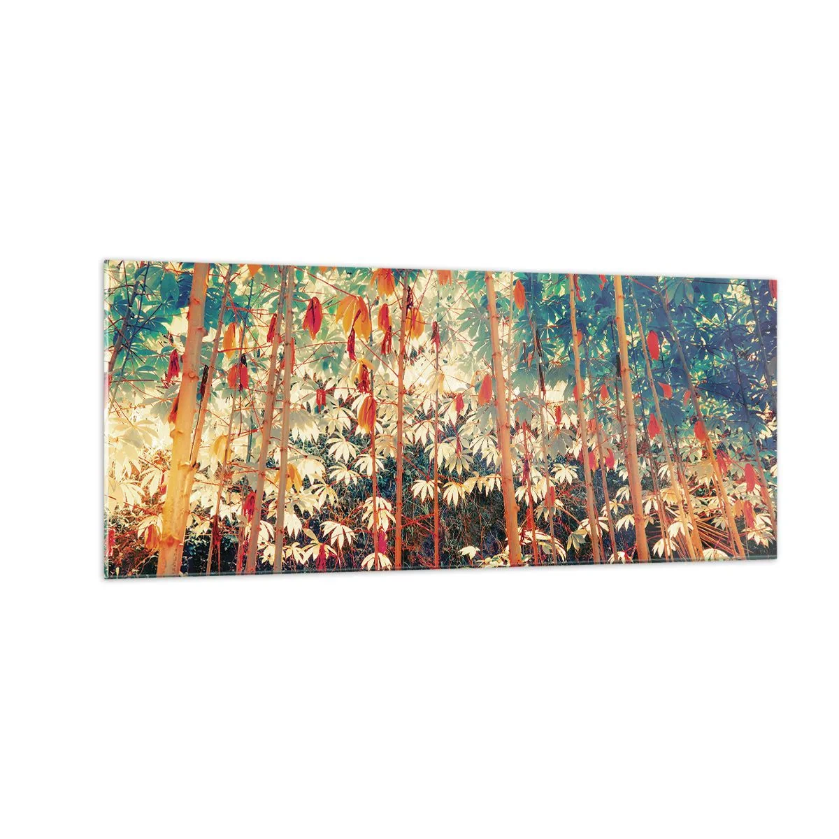 Üveg kép - A levelek titkos élete - 100x40 cm