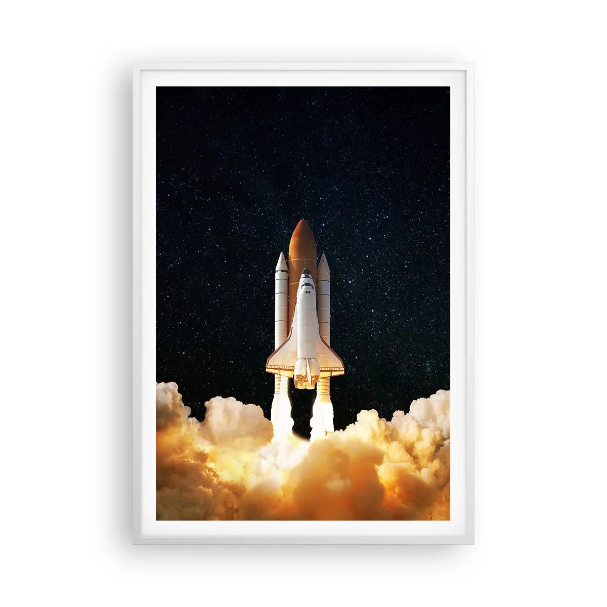Poszter fekete keretben - Ad astra! - 70x100 cm