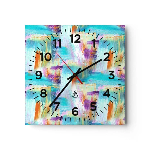 Falióra, Óra - Vidám firka - 40x40 cm