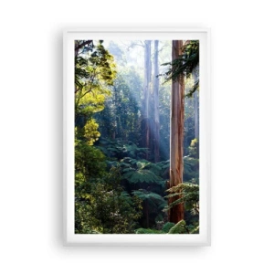 Poszter fekete keretben - Erdei mese - 61x91 cm