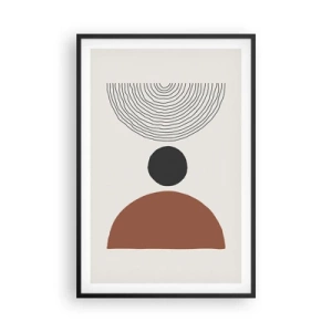 Poszter fehér keretben - A figyelem középpontjában - 61x91 cm