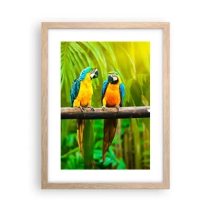 Poszter világos tölgy keretben - És hallottad, hogy ő…? - 30x40 cm