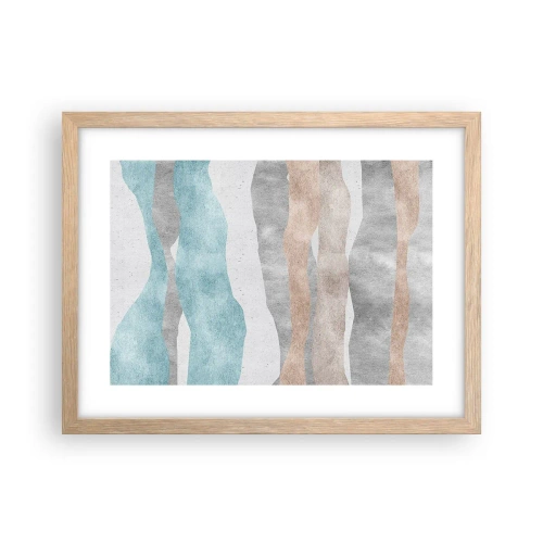 Poszter világos tölgy keretben - A meghittség tanulmánya - 40x30 cm