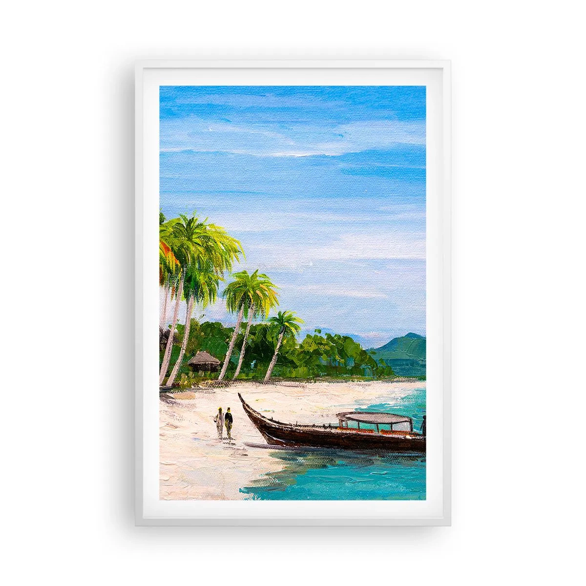 Poszter fekete keretben - Egy egzotikus álom - 61x91 cm