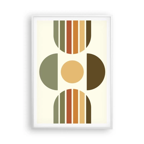 Poszter fekete keretben - A Föld színeiben - 70x100 cm