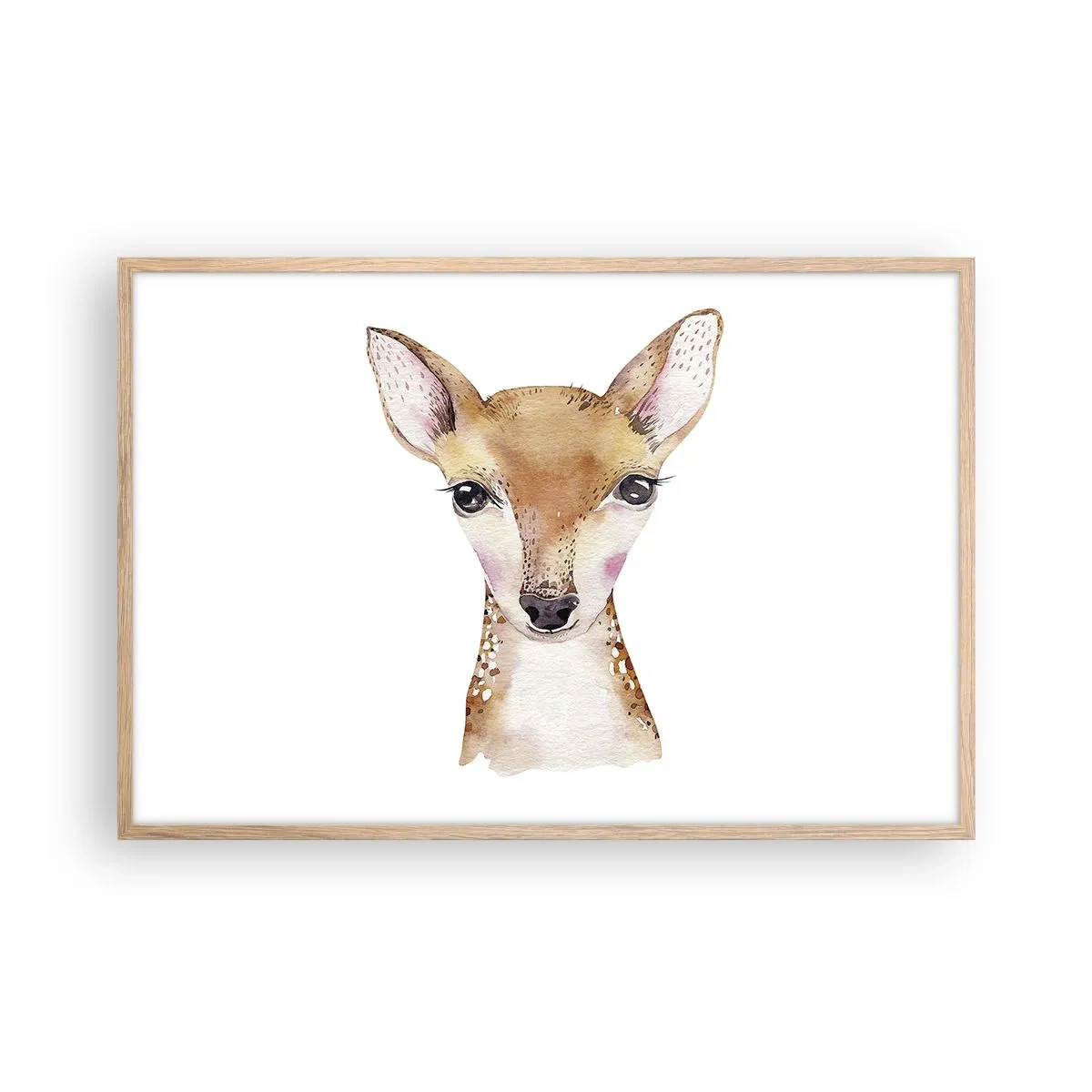 Poszter világos tölgy keretben - Az ártatlanság természete - 91x61 cm