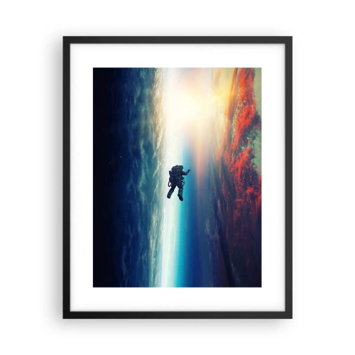 Poszter fehér keretben - Szembenézés az univerzummal - 40x50 cm