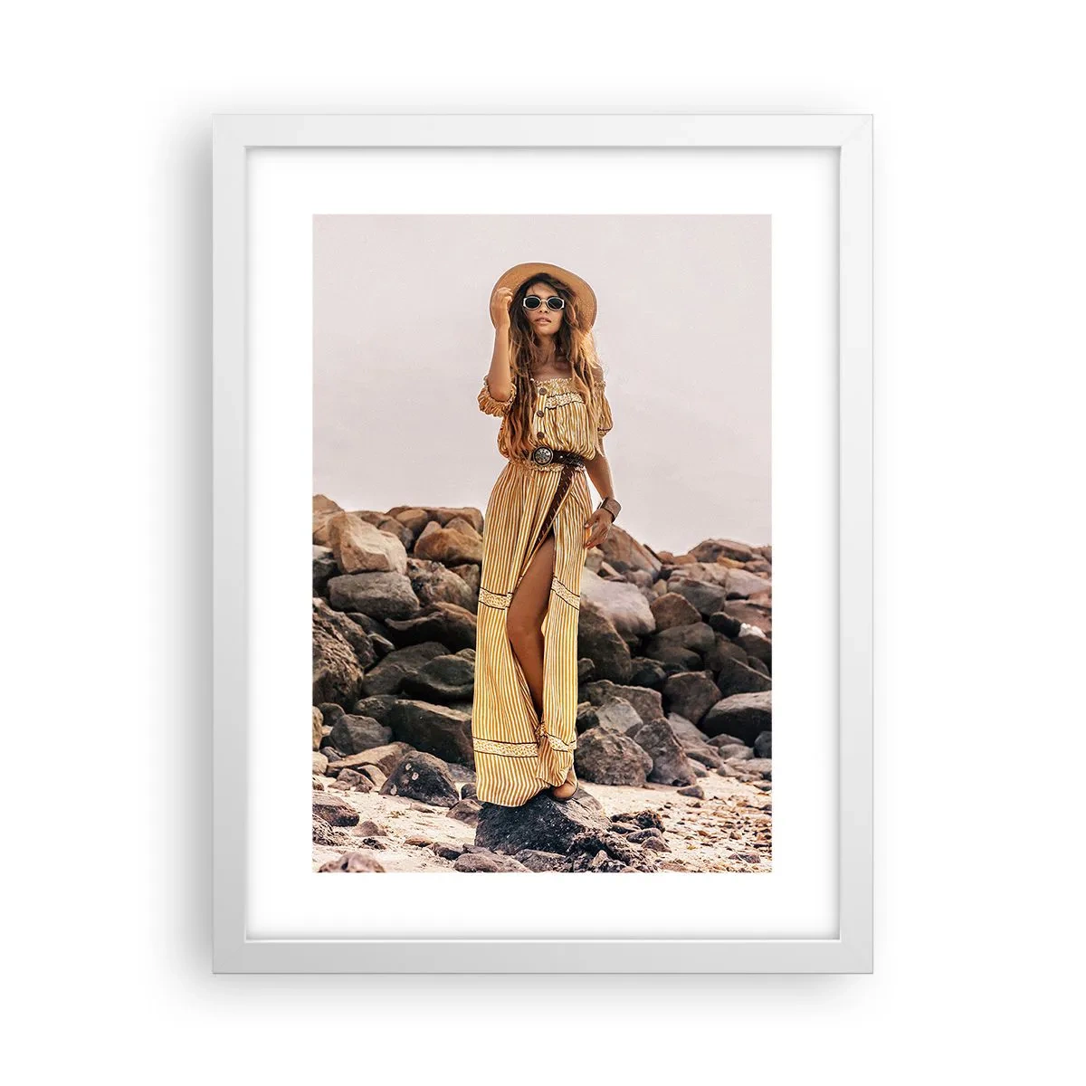 Poszter fekete keretben - A kövek varázsa - 30x40 cm