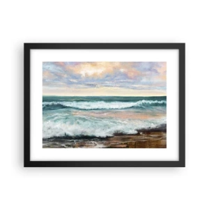 Poszter fehér keretben - Itt kisimítod a lelked - 40x30 cm