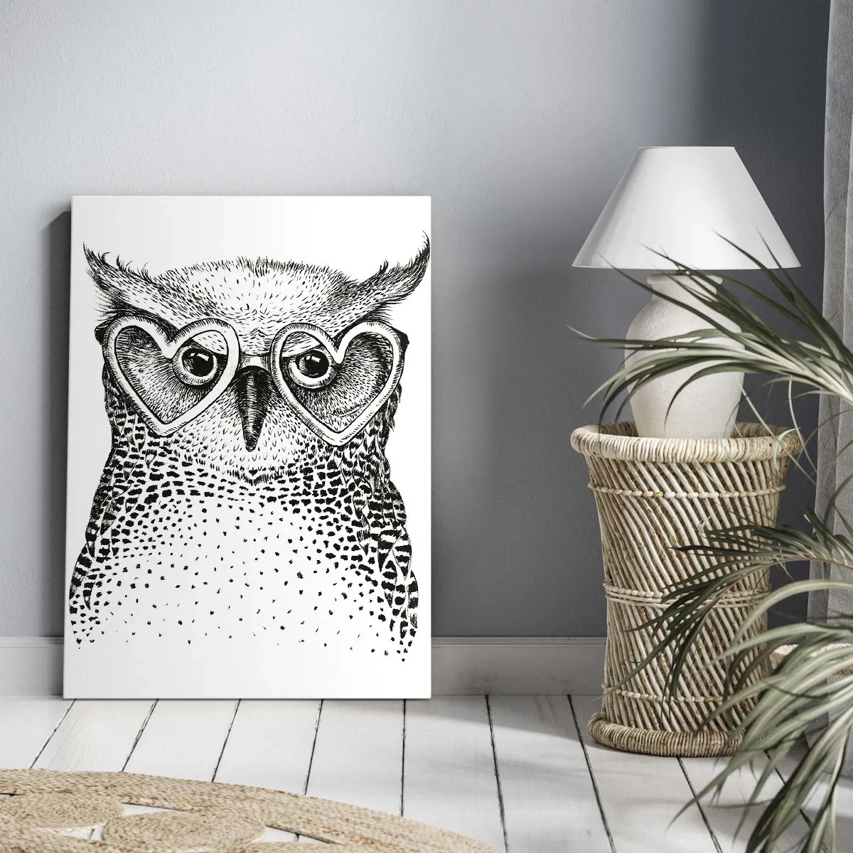 Vászonkép - Bölcsen és szeretettel - 70x100 cm