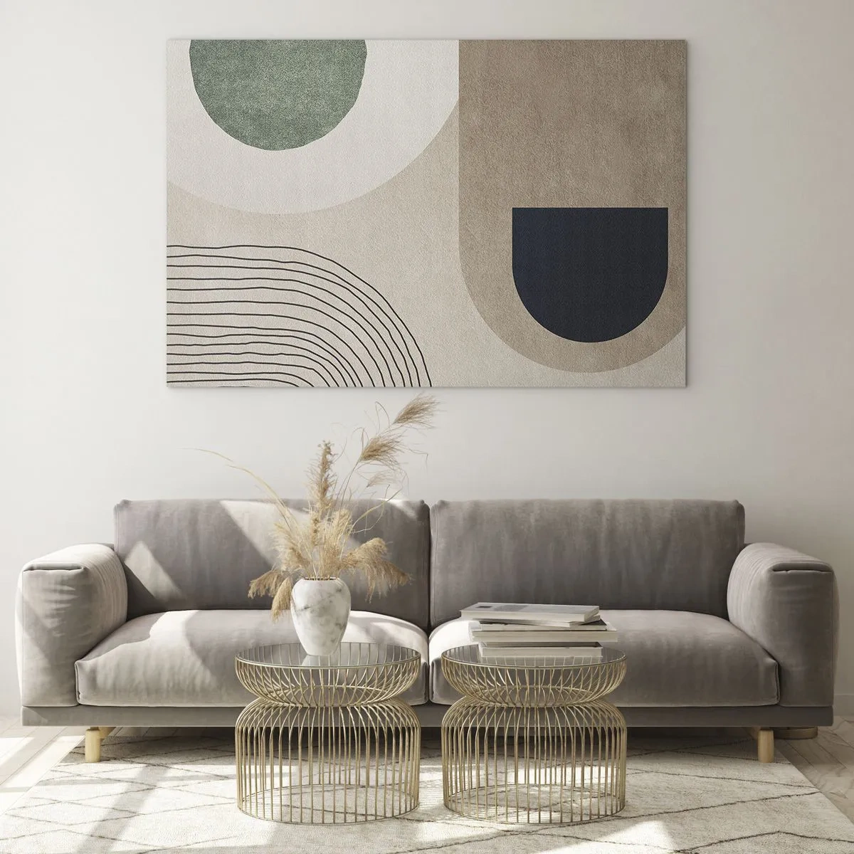Üveg kép - Egy ovális szelídsége - 120x80 cm