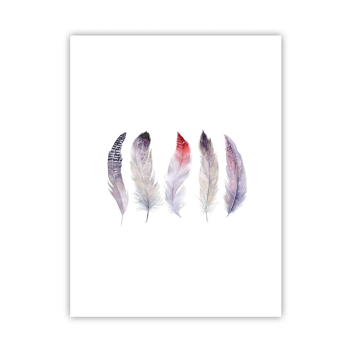 Poszter - Gyengéd, mint a sokszínű köd - 30x40 cm