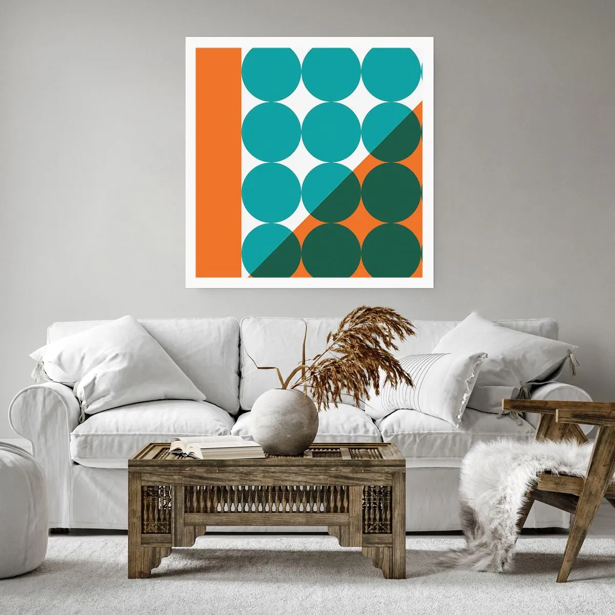 Poszter - Felfelé és átlósan - 60x60 cm