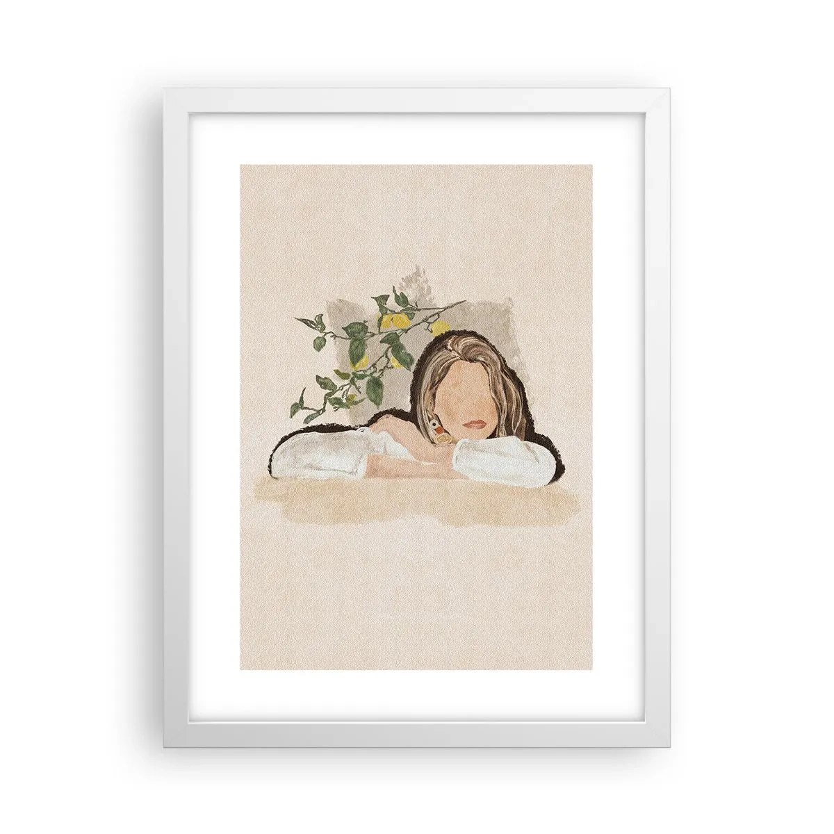 Poszter fekete keretben - Déli szépség - 30x40 cm