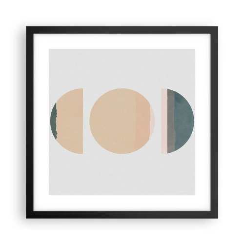 Poszter fehér keretben - Kerékről kerékre - 40x40 cm