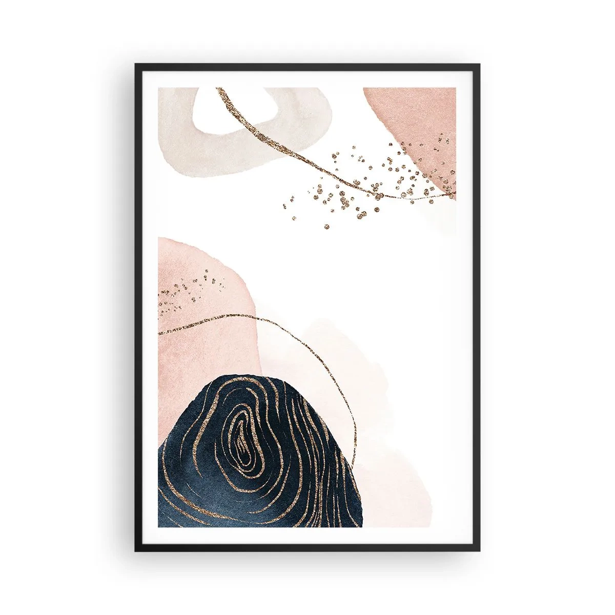 Poszter fehér keretben - Minden folyik - 70x100 cm