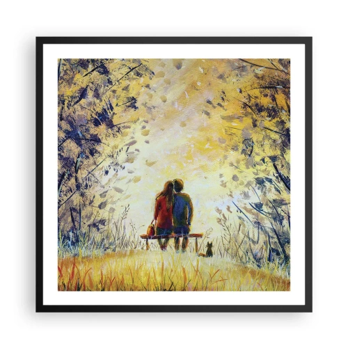 Poszter fehér keretben - Varázslatos pillanat - 60x60 cm