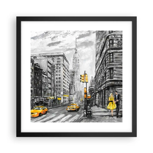 Poszter fehér keretben - Egy New York-i történet - 40x40 cm