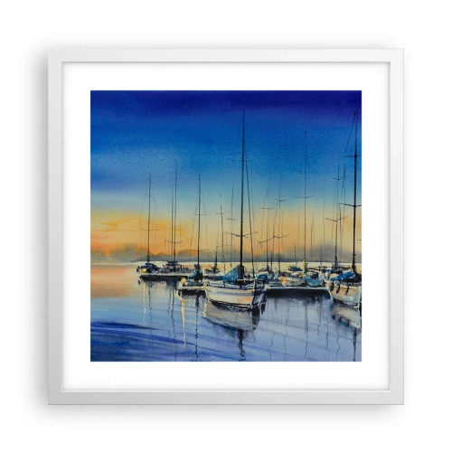 Poszter fekete keretben - Egy szép nap vége - 40x40 cm