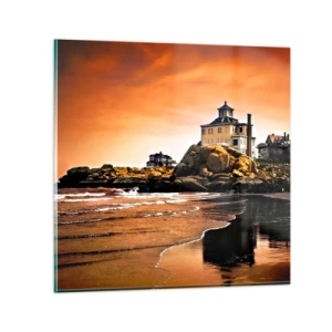 Üveg kép - Nyugati parti elegancia - 30x30 cm