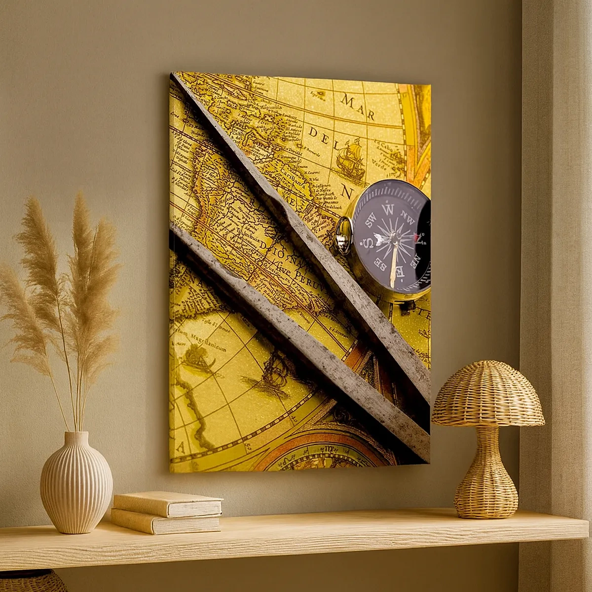 Vászonkép - Hol vannak ezek a kincsek? - 50x70 cm