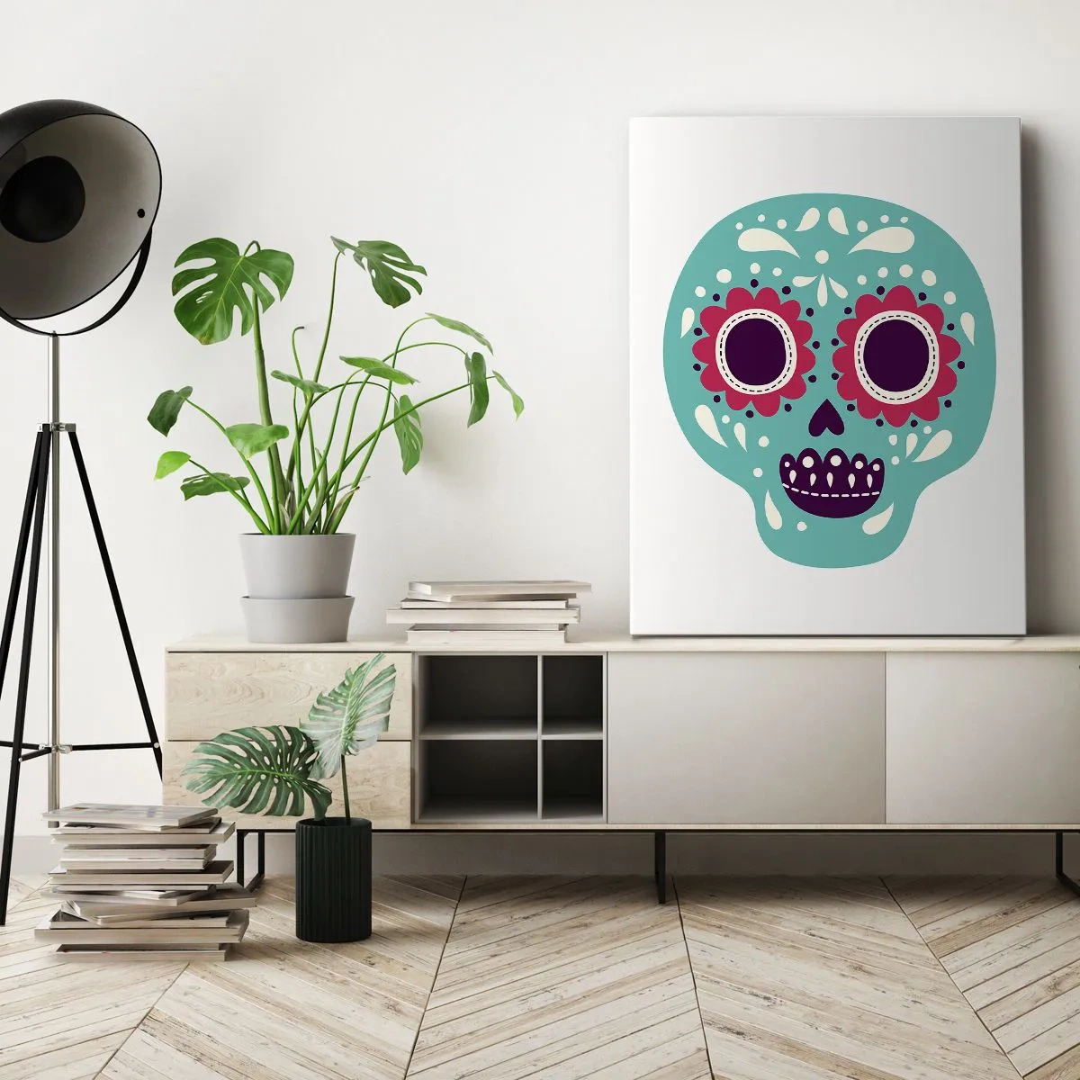 Vászonkép - Az élet - szórakozás a halálig - 45x80 cm