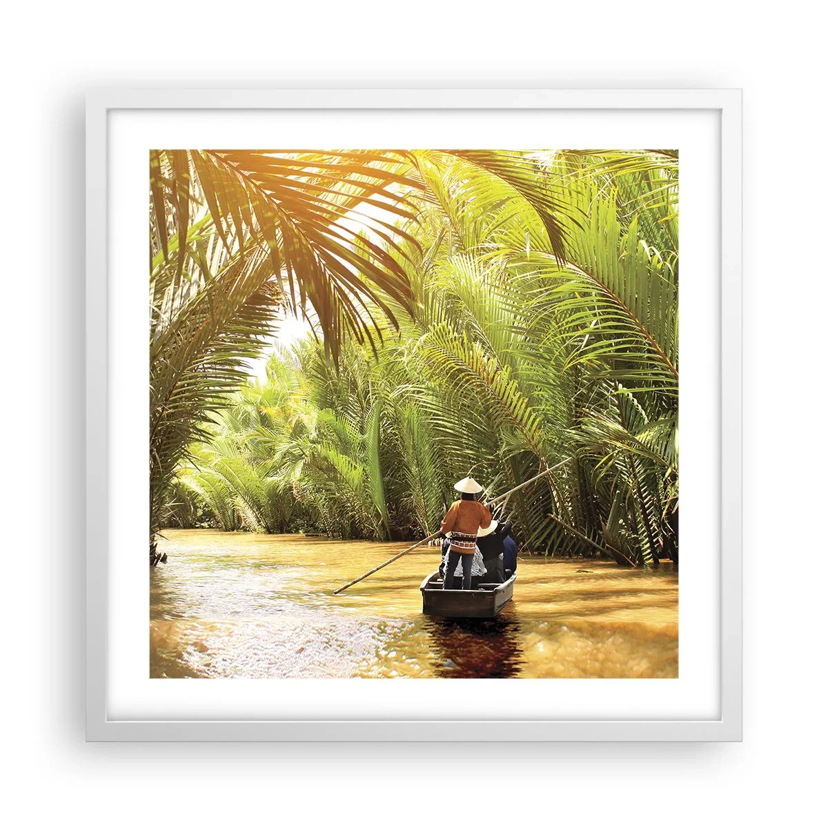 Poszter fekete keretben - A pálma kanyonban - 50x50 cm