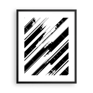 Poszter fehér keretben - Intenzív és dinamikus kompozíció - 40x50 cm