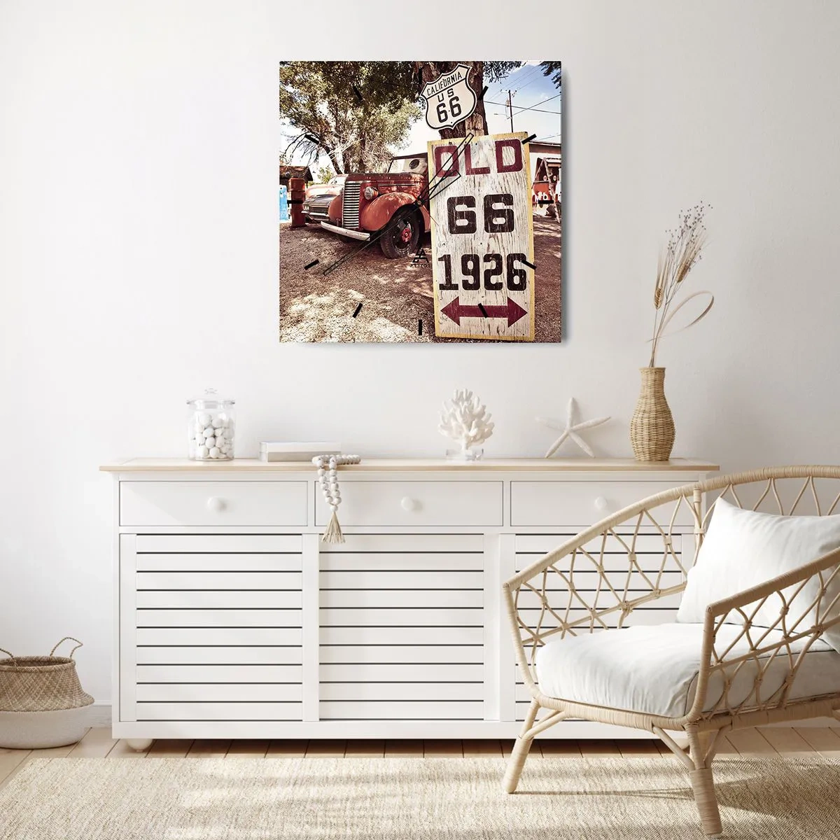 Falióra, Óra - Az amerikai tartomány legendája - 30x30 cm