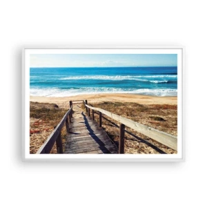 Poszter fekete keretben - Fuss! - 100x70 cm