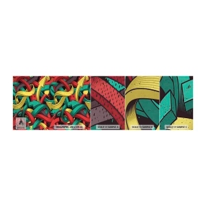 Fotótapéta Minta Premium Canvas - Melyik az út a cél felé? - Absztrakció, Darab, Képregény - 100x30 cm