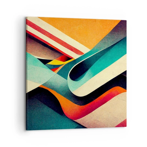 Vászonkép - Intenzív kompozíció - 60x60 cm