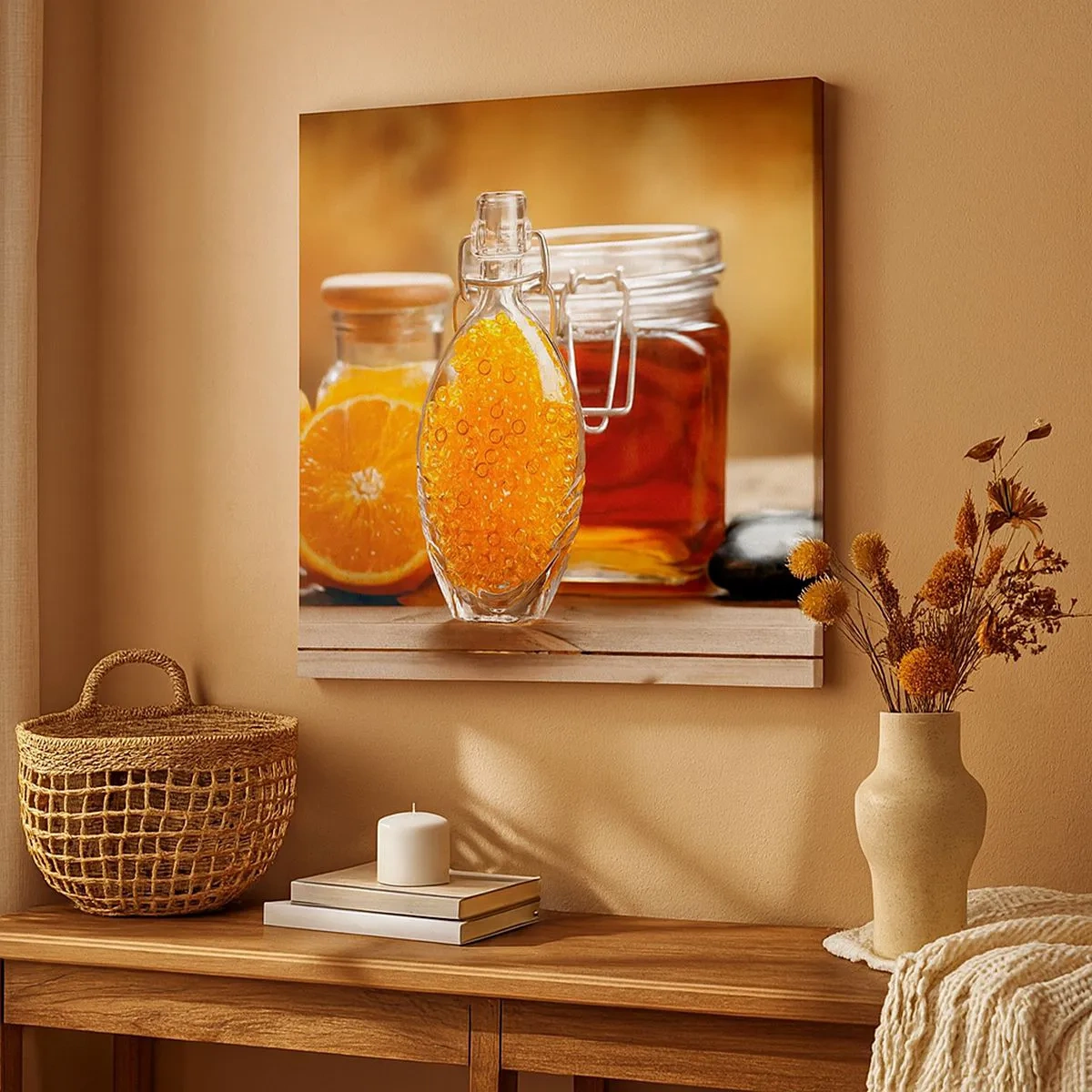 Vászonkép - Napos ízek és aromák - 30x30 cm