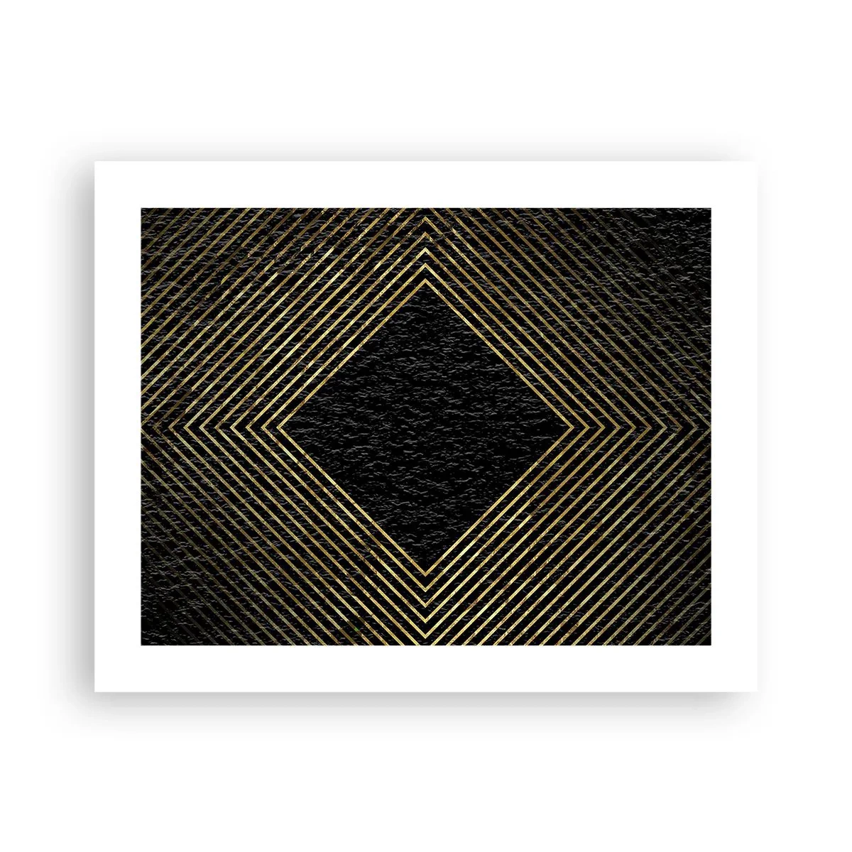 Poszter - Geometria glamour stílusban - 50x40 cm
