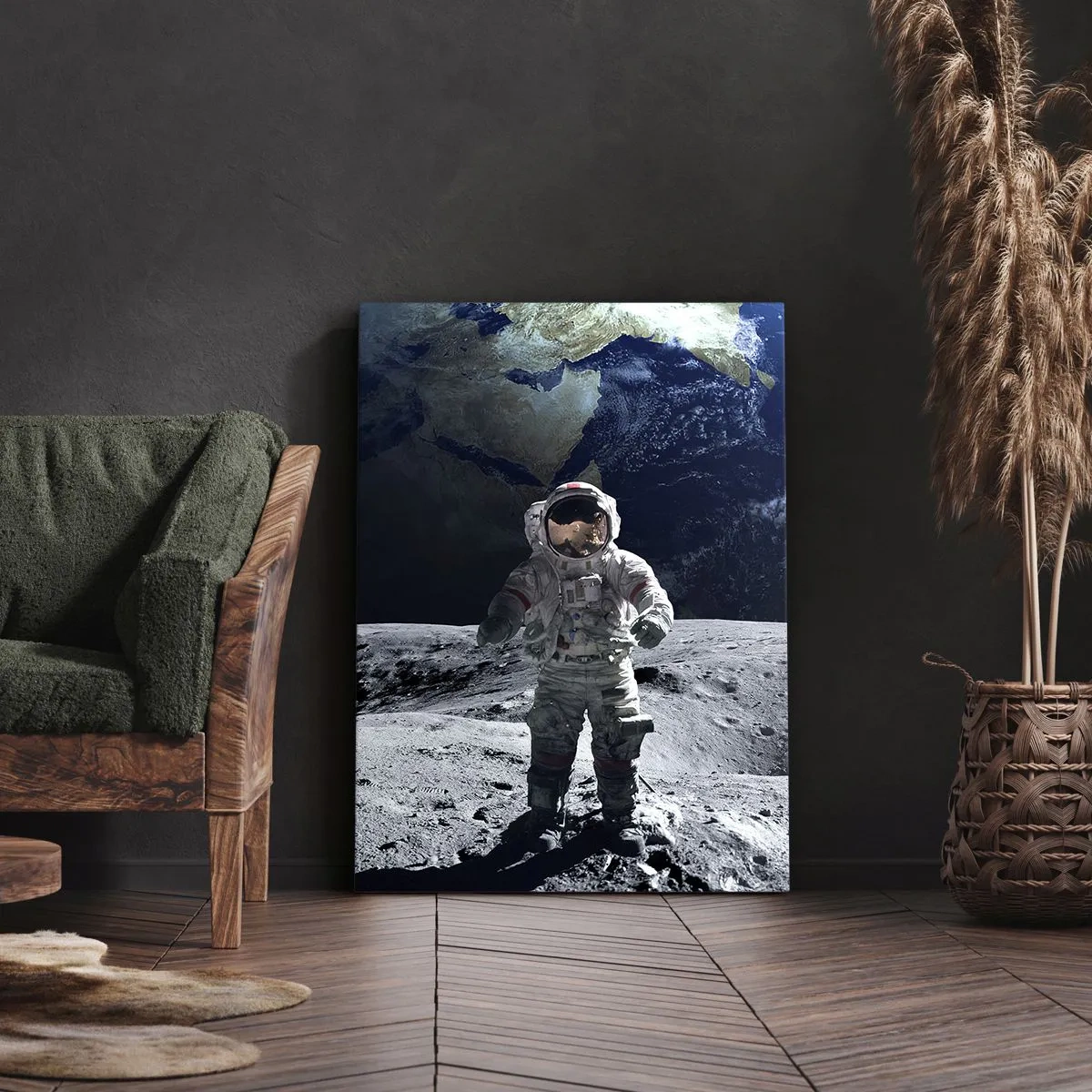 Vászonkép - Üdvözlet a Holdról - 50x70 cm