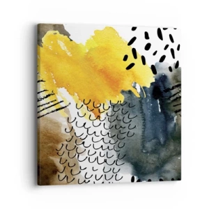 Vászonkép - Az elemek találkozása - 40x40 cm