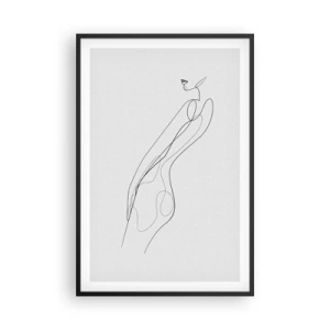 Poszter fehér keretben - Csak egy ígéret - 61x91 cm