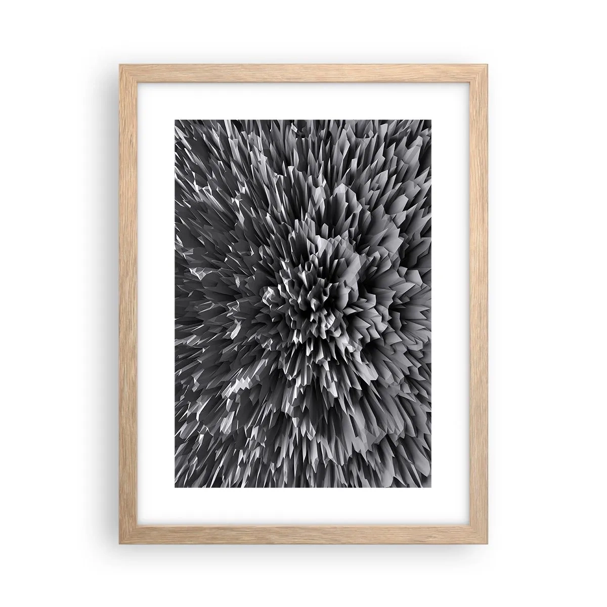 Poszter világos tölgy keretben - Ennél élesebb már nem lehet. - 30x40 cm