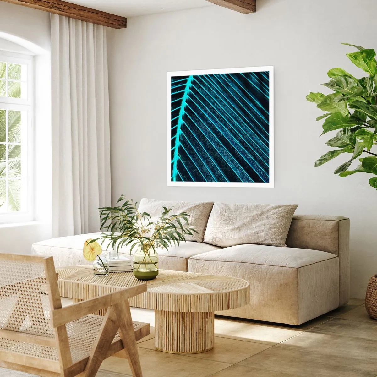 Poszter - A zöld textúrája - 50x50 cm