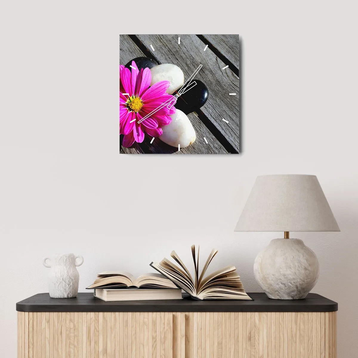 Falióra, Óra - Pihenés a mólón - 30x30 cm