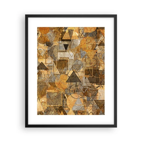 Poszter fehér keretben - Formában a világ - 40x50 cm