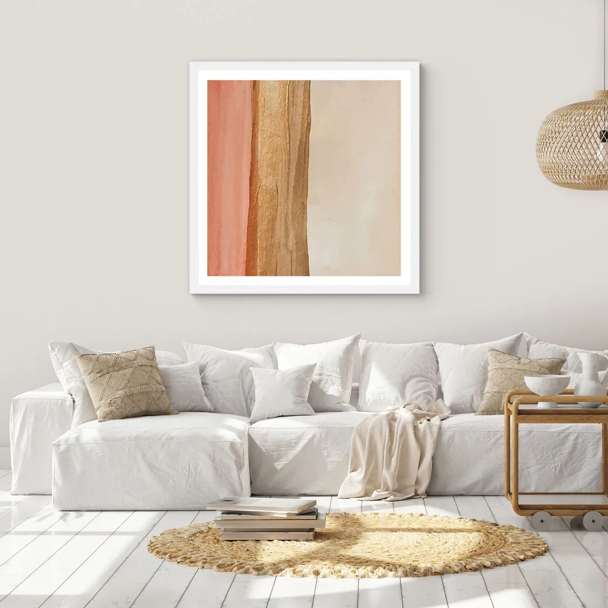 Poszter fekete keretben - Függőleges kompozíció - 50x50 cm