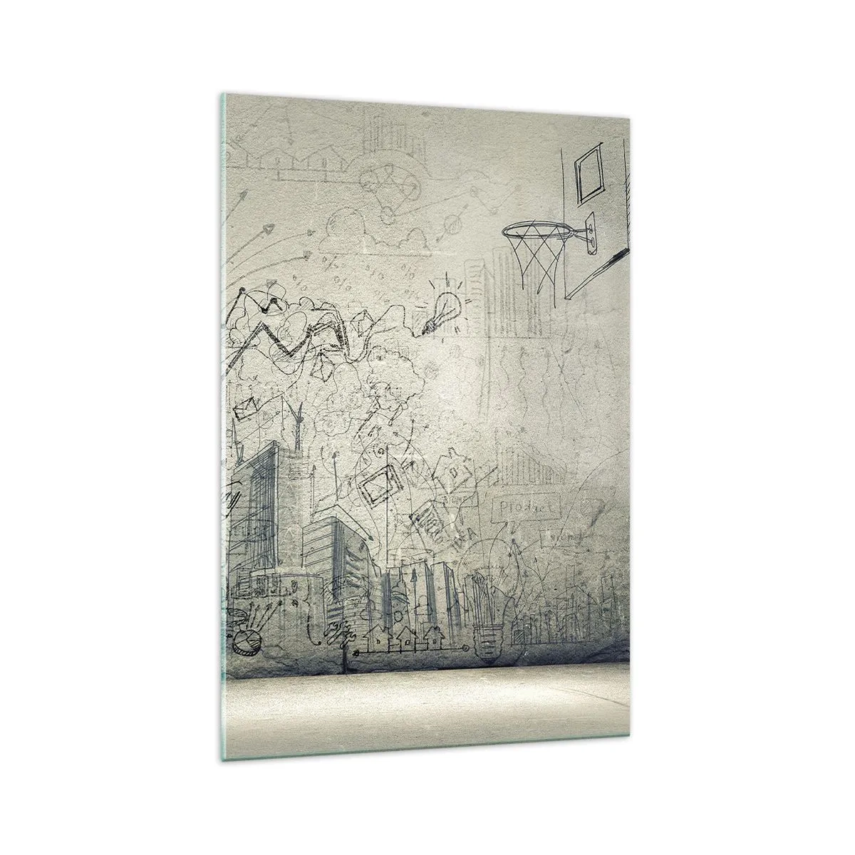 Üveg kép - A remek városi életem - 70x100 cm