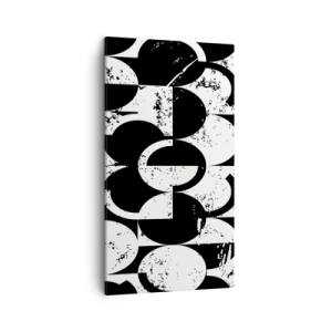 Vászonkép - A fehér fehér, a fekete pedig fekete - 45x80 cm
